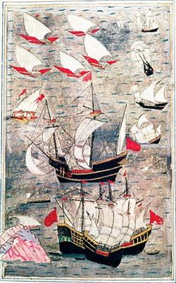 250px Ottoman fleet Indian Ocean 16th century